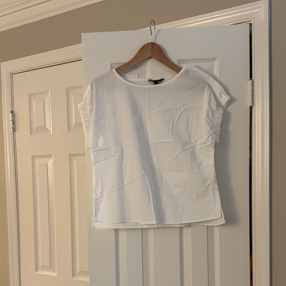 Banana Republic White Short Sleeve Top